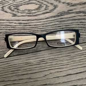 Black and Tan Bebe Glasses Frames
